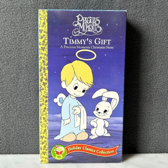 Precious Moments Timmy's Gift Christmas Story VHS Tape Animated Movie 1998 - Picture 1 of 4